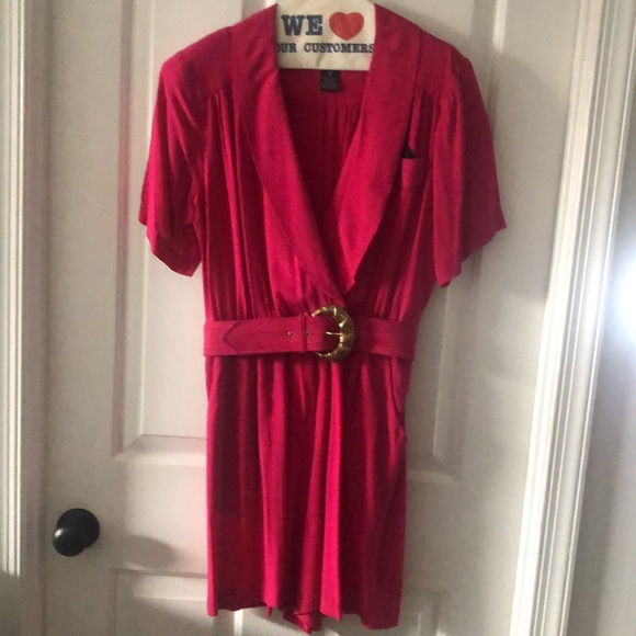Jamie Brook Pants - Vintage🥳2xHP🥳Jamie Brooke Fuschia Colored Romper